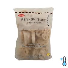 Frozen fresh sliced lotus root