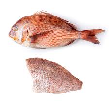 Frozen red sea bream fillet