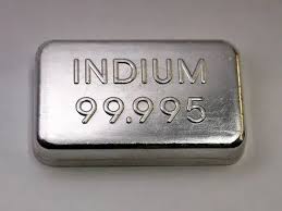 Indium ingot 99.995% purity